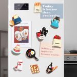 Cute Food Fridge Magnets for Fridge Cute Magnet Refrigerator Stickers for Kitchen Magnet Decorative Fun Strong Resin Magnets Home Decor Office 7PACK