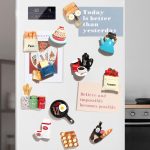 Cute Food Fridge Magnets for Fridge Cute Magnet Refrigerator Stickers for Kitchen Magnet Decorative Fun Strong Resin Magnets Home Decor Office 7PACK