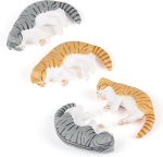 Cute 6 Pack Fun Cat Refrigerator Magnets Office Magnet Cute Magnets for Fridge 3D Cat Refrigerator Magnet Set 6 Pack,Decoration for Kitchen,House,Office,Whiteboard