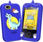 Kids Smart Phone for Girls, Christmas Birthday Gifts for Girls Age 3-10 Kids Toys Cell Phone, 2.8" Touchscreen Toddler Learning Play Toy Phone with Dual Camera, Game, Music Player, 8GB Card Purple