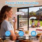 Lapare Video Walkie Talkies for Kids, Rechargeable 2-Way Radio with HD Color Screen, Real-time Video Toys for Girls, Kids Outdoor Camping Hiking, Birthday Gifts