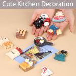 Cute Food Fridge Magnets for Fridge Cute Magnet Refrigerator Stickers for Kitchen Magnet Decorative Fun Strong Resin Magnets Home Decor Office 7PACK