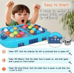 Whack Game Mole for Toddlers, Toys for 3-12 Year Old Boys Girls, Pounding Toys for Age 3-8, Birthday Gifts for 3 4 5 6 7 8+ Year Old Boys Kids, Educational Toy with Sound,Light,PK Mode with 2 Hammers