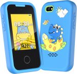 Kids Smart Phone for Girls, Christmas Birthday Gifts for Girls Age 3-10 Kids Toys Cell Phone, 2.8" Touchscreen Toddler Learning Play Toy Phone with Dual Camera, Game, Music Player, 8GB Card Purple