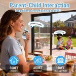 Lapare Video Walkie Talkies for Kids, Rechargeable 2-Way Radio with HD Color Screen, Real-time Video Toys for Girls, Kids Outdoor Camping Hiking, Birthday Gifts