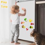 Refrigerator Magnets for Todders, Fruit Fridge Magnets for Babies Kids Gift