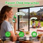 Lapare Video Walkie Talkies for Kids, Rechargeable 2-Way Radio with HD Color Screen, Real-time Video Toys for Girls, Kids Outdoor Camping Hiking, Birthday Gifts