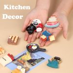 Cute Food Fridge Magnets for Fridge Cute Magnet Refrigerator Stickers for Kitchen Magnet Decorative Fun Strong Resin Magnets Home Decor Office 7PACK