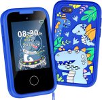 Kids Smart Phone for Girls, Christmas Birthday Gifts for Girls Age 3-10 Kids Toys Cell Phone, 2.8" Touchscreen Toddler Learning Play Toy Phone with Dual Camera, Game, Music Player, 8GB Card Purple