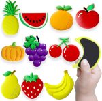 Refrigerator Magnets for Todders, Fruit Fridge Magnets for Babies Kids Gift