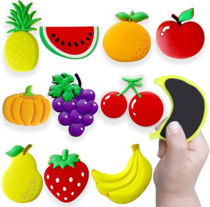 Refrigerator Magnets for Todders, Fruit Fridge Magnets for Babies Kids Gift
