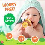 JoyCat Baby Toys 6-10 Months, Flower Beehive 5 Sensory Bees, Gift