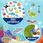 Fishing Game Toy for Kids and Toddlers, Rotating Fish Catching Board Game, Battery Operated Play Set with Music On Off Switch for Quiet Play