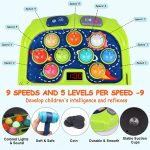 Whack Game Mole for Toddlers, Toys for 3-12 Year Old Boys Girls, Pounding Toys for Age 3-8, Birthday Gifts for 3 4 5 6 7 8+ Year Old Boys Kids, Educational Toy with Sound,Light,PK Mode with 2 Hammers