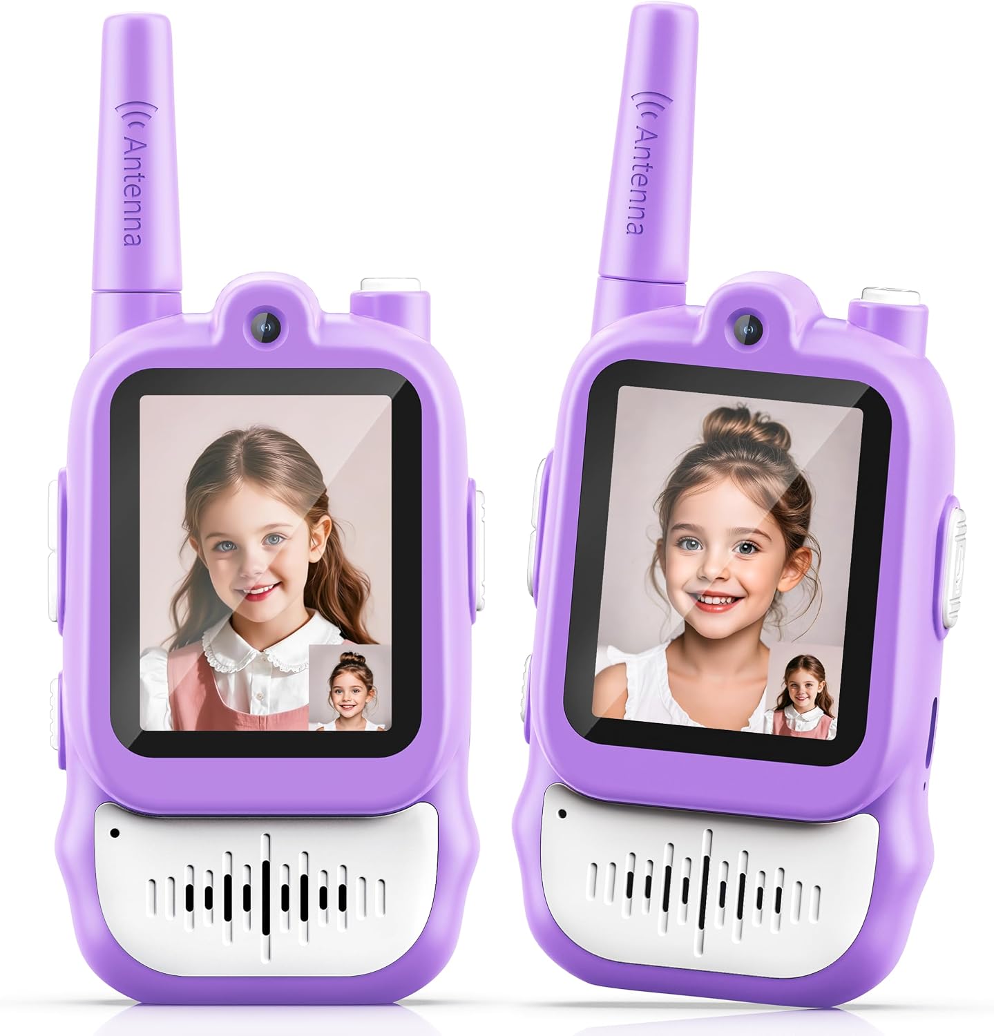 81CTr9rWDVL._AC_SL1500_ Lapare Video Walkie Talkies for Kids, Rechargeable 2-Way Radio with HD Color Screen, Real-time Video Toys for Girls, Kids Outdoor Camping Hiking, Birthday Gifts