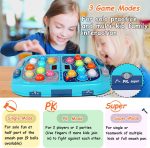 Whack Game Mole for Toddlers, Toys for 3-12 Year Old Boys Girls, Pounding Toys for Age 3-8, Birthday Gifts for 3 4 5 6 7 8+ Year Old Boys Kids, Educational Toy with Sound,Light,PK Mode with 2 Hammers