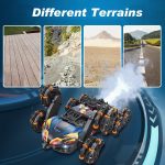 NEXBOX Cool 8 Wheels Hand Controlled rc Stunt Car Toys, Gesture Sensing Remote Control Cars for Boys Age 6 7 8-12 13 14 Year Old, Birthday Gifts Ideas for Kids