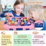 Whack Game Mole for Toddlers, Toys for 3-12 Year Old Boys Girls, Pounding Toys for Age 3-8, Birthday Gifts for 3 4 5 6 7 8+ Year Old Boys Kids, Educational Toy with Sound,Light,PK Mode with 2 Hammers