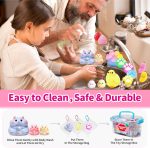 10 Pack Taba Squishy Toys kit with Toy Box-Squeeze Toys Kawaii taba Squishies Stress Relief Toys Party Favors for Kids 4-8 8-12, Squishy Fidget Toys for Kids , Birthday Gifts Toys for Girls 8-10