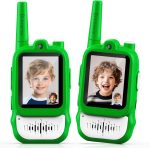 Lapare Video Walkie Talkies for Kids, Rechargeable 2-Way Radio with HD Color Screen, Real-time Video Toys for Girls, Kids Outdoor Camping Hiking, Birthday Gifts