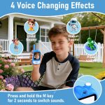 Lapare Video Walkie Talkies for Kids, Rechargeable 2-Way Radio with HD Color Screen, Real-time Video Toys for Girls, Kids Outdoor Camping Hiking, Birthday Gifts