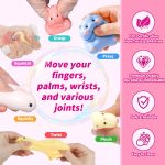 10 Pack Taba Squishy Toys kit with Toy Box-Squeeze Toys Kawaii taba Squishies Stress Relief Toys Party Favors for Kids 4-8 8-12, Squishy Fidget Toys for Kids , Birthday Gifts Toys for Girls 8-10