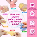 10 Pack Taba Squishy Toys kit with Toy Box-Squeeze Toys Kawaii taba Squishies Stress Relief Toys Party Favors for Kids 4-8 8-12, Squishy Fidget Toys for Kids , Birthday Gifts Toys for Girls 8-10