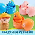 Play-Act Learning Toy for Toddlers 1 2 3 Years Old, Counting, Matching & Sorting Montessori Learning Farm Train Including 9 Farm Animals, Birthday Gift for Baby Boys Girls