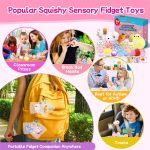 10 Pack Taba Squishy Toys kit with Toy Box-Squeeze Toys Kawaii taba Squishies Stress Relief Toys Party Favors for Kids 4-8 8-12, Squishy Fidget Toys for Kids , Birthday Gifts Toys for Girls 8-10